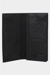 Black Genuine Leather Mens Wallet 1764