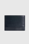 Black Genuine Leather Mens Wallet 1812