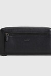 Black Genuine Leather Mens Clutch Bag 4274