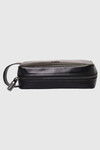 Black Genuine Leather Mens Handbag 4290