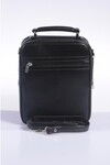 Black Genuine Leather Mens Clutch Bag 4586
