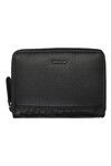 Black Genuine Leather Mens Wallet 740