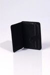 Black Genuine Leather Mens Card Holder 746