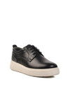 Black Genuine Leather Mens Casual Shoes A-40 M