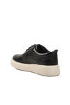 Black Genuine Leather Mens Casual Shoes A-40 M