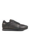 Black Genuine Leather Mens Casual Shoes 2K1004-HK-7811 M