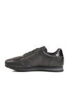 Black Genuine Leather Mens Casual Shoes 2K1004-HK-7811 M
