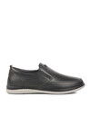 Black Genuine Leather Orthopedic Mens Casual Shoes 2Y1037 M