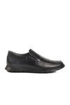 Black Genuine Leather Large Size Mens Casual Shoes 666 M