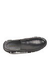 Black Genuine Leather Large Size Mens Casual Shoes 666 M