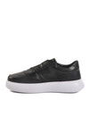 Black Genuine Leather Mens Casual Shoes E-595 M