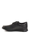 Black Genuine Leather Mens Casual Shoes 1143 M