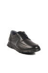 Black Genuine Leather Mens Casual Shoes 667 M
