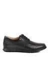 Black Genuine Leather Large Size Mens Casual Shoes 667 M