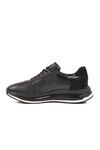 Black Genuine Leather Mens Sneaker Erroo 2614 M