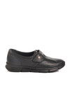 Black Genuine Leather Anatomic Womens Casual Shoes 604 Z