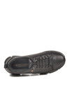 Black Genuine Leather Anatomic Womens Casual Shoes 605 Z