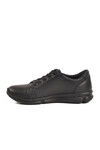 Black Genuine Leather Anatomic Womens Casual Shoes 630 Z