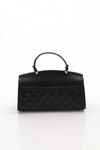 Black Womens Handbag and Shoulder Bag 25YG343