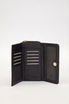 Black Womens Wallet 910038