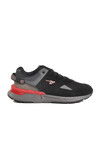 Black Red Mesh Memory Foam Mens Sneakers Milano M