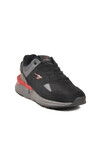 Black Red Mesh Memory Foam Mens Sneakers Milano M