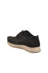 Black Nubuck Genuine Leather Mens Casual Shoes 232061 M