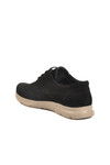 Black Nubuck Genuine Leather Mens Casual Shoes D2302 M