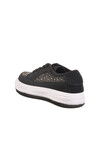 Black Stone Laced Womens Sneakers Lady 526 Z
