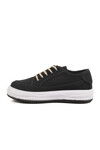 Black Linen Womens Sneakers Lady 528 Z