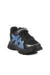 Black Saxon Velcro Mesh Lightweight Boys Sneakers 2351 P