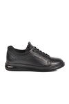 Black Genuine Leather Anatomic Mens Casual Shoes 152-19596 M
