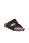 Black Velcro Anatomic Mens Slippers 115.002 M