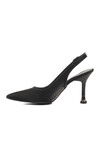 Black Thin Heeled Womens Evening Shoes PC-54539 Z