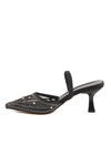 Black Thin Heeled Womens Evening Shoes Florin T-100 Z
