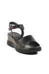 Black Heeled Womens Sandals T-003 Z