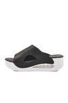 Black Anatomic High Sole Womens Slippers 100-962 Z