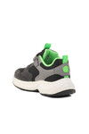 Black Velcro Mesh Lightweight Boys Sneakers Dian F