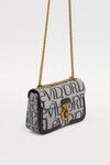 Black Chain Strap Shoulder Bag 930282