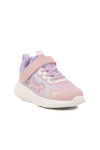 Salmon Velcro Mesh Girls Sneakers Aster F