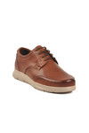 Tan Genuine Leather Mens Casual Shoes D2302 M