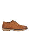 Tan Nubuck Genuine Leather Mens Casual Shoes 2K1145-R39 M