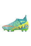 Turquoise Yellow Boys Football Cleats Air 565 F