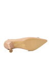 Beige Thin Heeled Womens Evening Shoes PC-54025 Z
