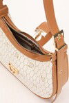 Beige Womens Handbag and Shoulder Bag 930211
