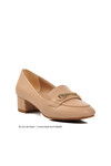 NARROW MOLD Beige Womens High Heel Shoes PC-54167 Z