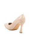 Beige Thin Heeled Womens Evening Shoes PC-54747 Z