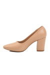 Beige Heeled Womens Evening Shoes PC-54733 Z