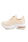 Beige Textile Womens Casual Shoes 702322 Z