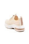 Beige Textile Womens Casual Shoes 702322 Z